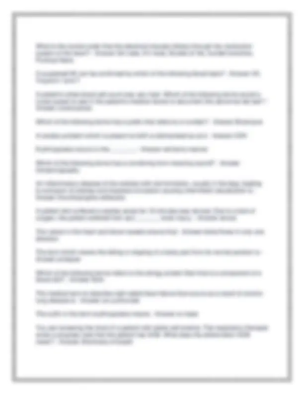 MEDICAL TERMINOLOGY FINAL EXAM Questions with 100% correct Answers ...