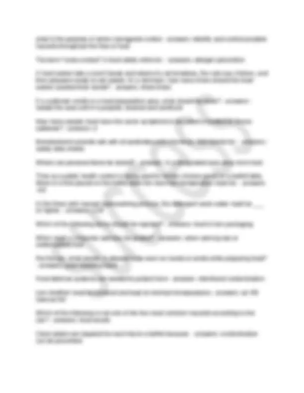 TAP SERIES PRACTICE EXAM QUESTIONS AND ANSWERS | Exams Hospitality and ...