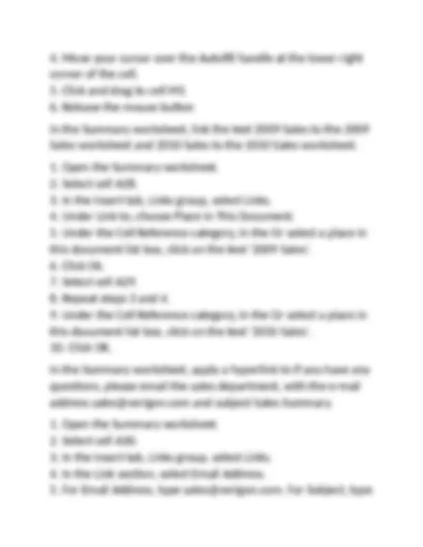 Excel Associate 2024-2025 Skill EXAM WITH 100% CORRECT ANSWERS | Exams ...