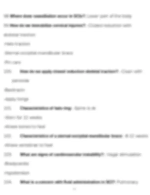 Post Injury Questions SPINAL CORD INJURY QUESTIONS WITH PERFECT ANSWERS | Exams Medicine ...