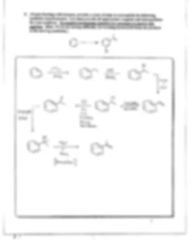Test II with Answer Key - Modern Organic Chemistry II | CHEM 2212 ...