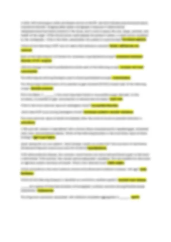 Portage Learning Pathophysiology NURS 231/BIOD 331 Module 4 Exam All ...