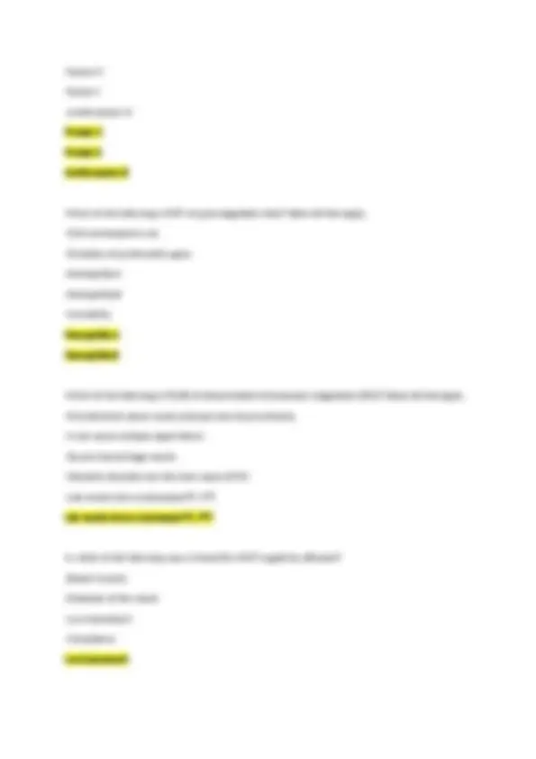 Portage Learning Pathophysiology NURS 231/BIOD 331 Module 4 Exam All ...