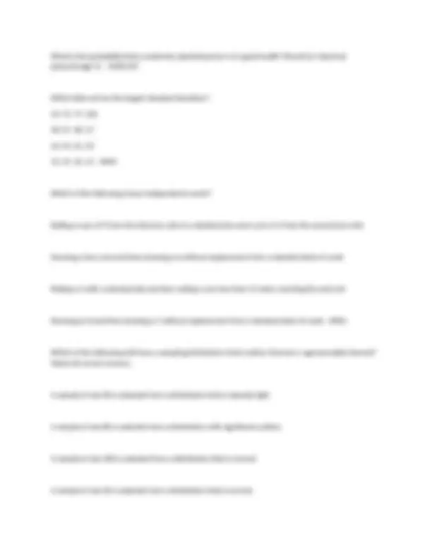 Statistics Final Exam 2024-2025. Questions and Correct, Verified ...