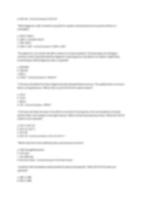 Medical Coding and Billing Practices | Exams Nursing | Docsity
