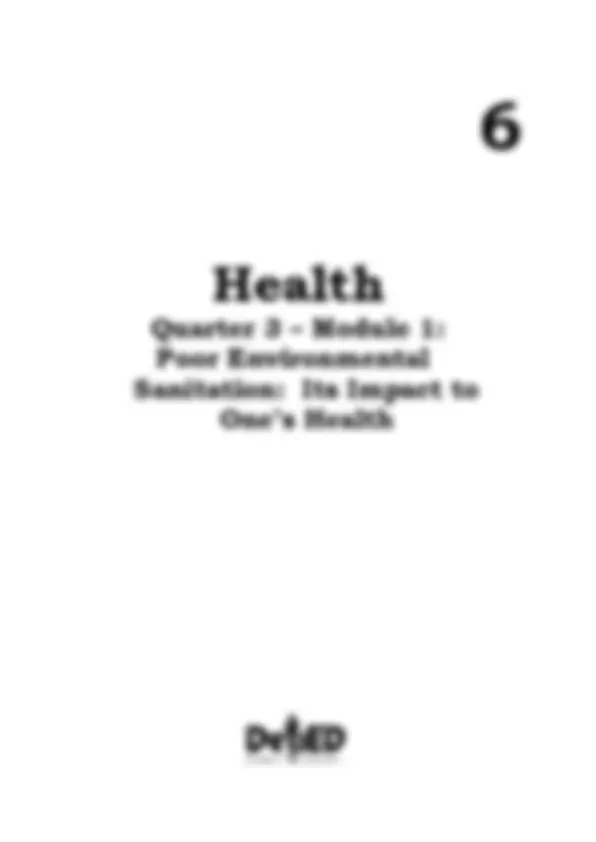 Poor Environmental Sanitation: Its Impact on Health - Grade 6 Health ...