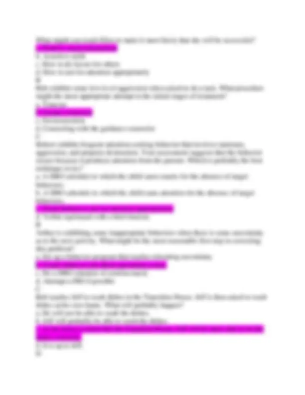Behavior Analysis Principles and Applications | Exams Philosophy | Docsity