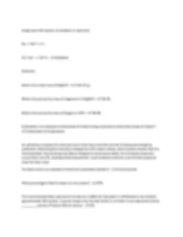 CHM 1020 - Final Exam Study Guide | Actual Questions and Answers Latest ...