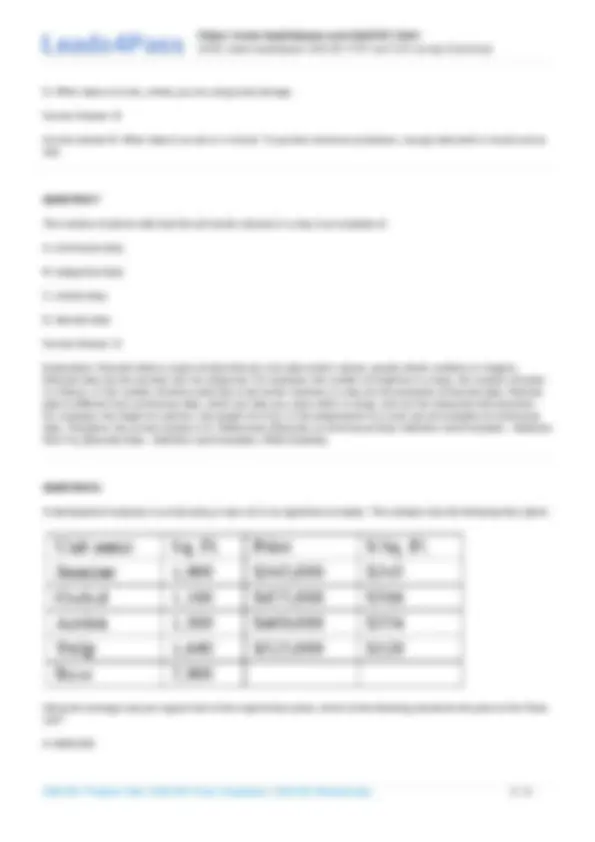 CompTIA Data+ (DA0-001) Practice Exam Questions and Answers | Exercises ...