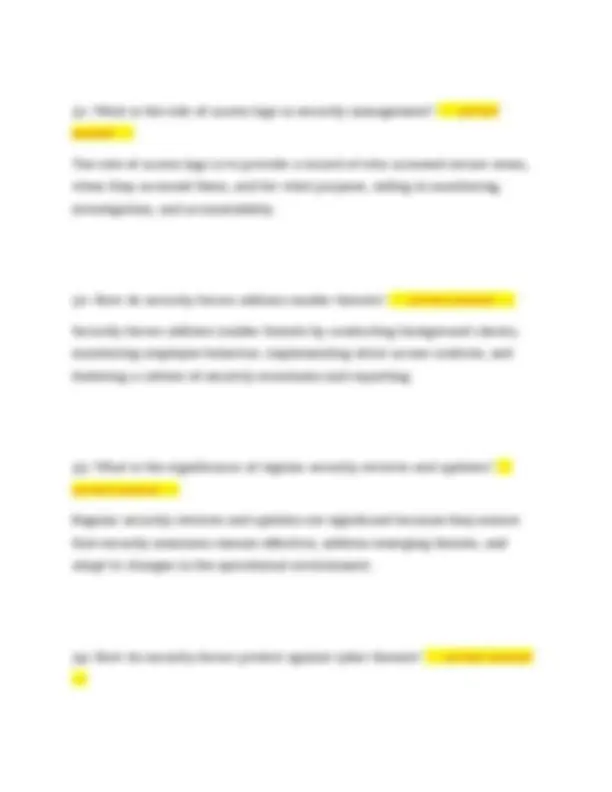 Security Forces Block 3: Comprehensive Security Management | Exams Law ...