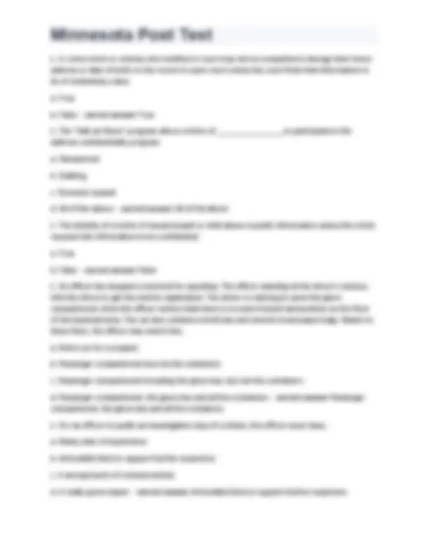 Questions Mn Minnesota Post Test 270+ questions with 100% correct answers rated A+ ...