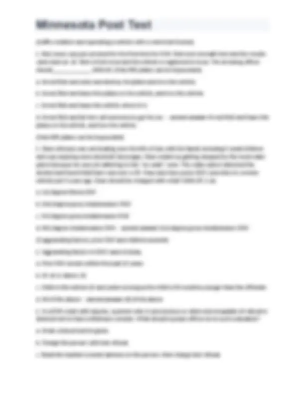 Questions Mn Minnesota Post Test 270+ questions with 100% correct answers rated A+ ...