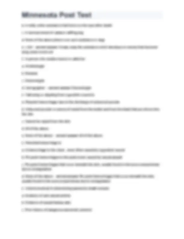 Questions Mn Minnesota Post Test 270+ questions with 100% correct answers rated A+ ...