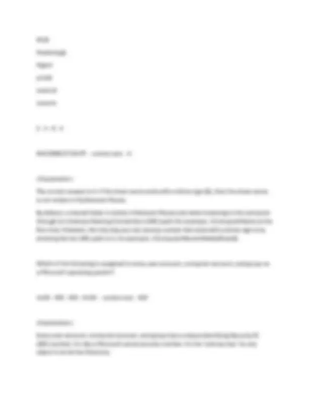 SANS 401 Practice Exam With Detailed Answer Rationale Expert
