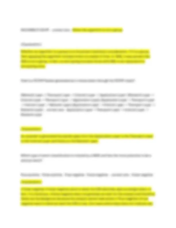 SANS 401 Practice Exam With Detailed Answer Rationale Expert