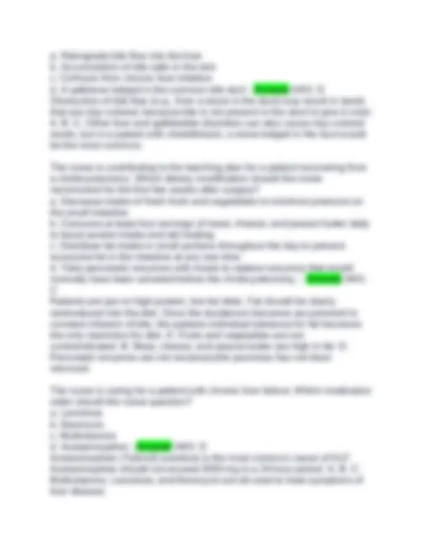 Medical Surgery Midterm Questions - Test Bank With Correct Answers 2024 ...