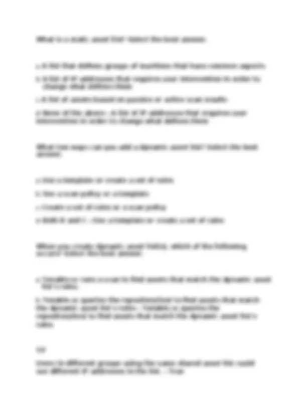 DISA ACAS test Questions and answers 2025 | Exams Advanced Education ...