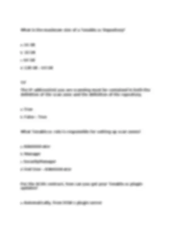 DISA ACAS test Questions and answers 2025 | Exams Advanced Education ...