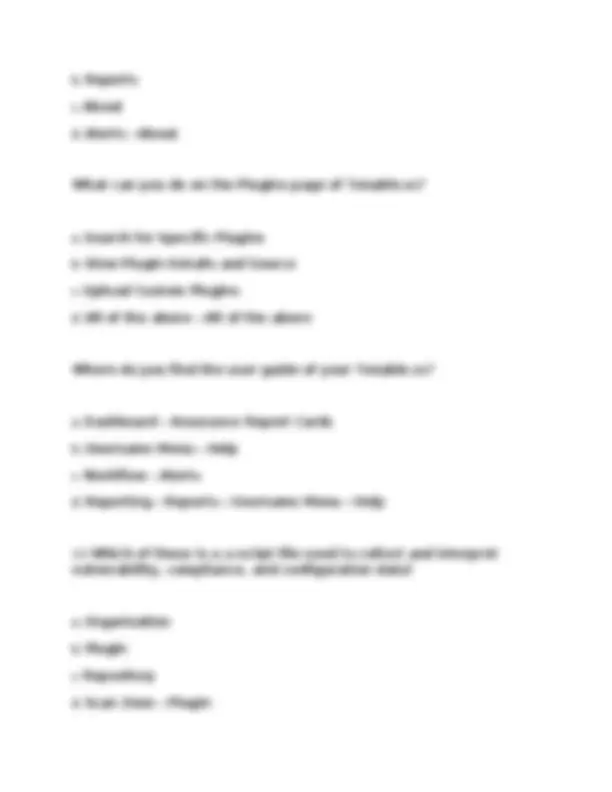 DISA ACAS test Questions and answers 2025 | Exams Advanced Education ...