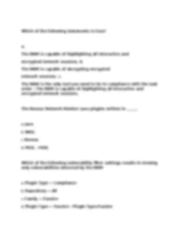 DISA ACAS test Questions and answers 2025 | Exams Advanced Education ...