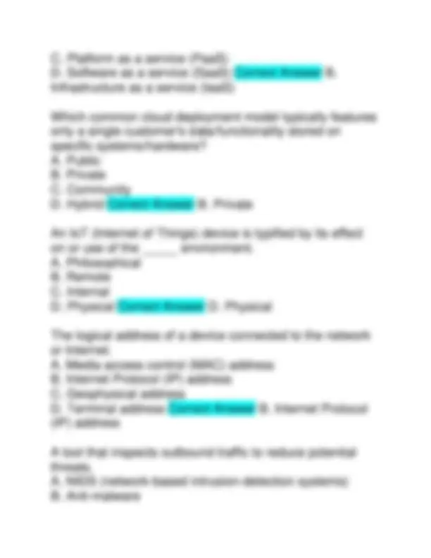 ISC2 CERTIFICATION IN CYBERSECURITY (CC) EXAM 2025 QUESTIONS AND ...