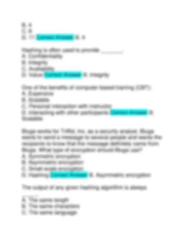 ISC2 CERTIFICATION IN CYBERSECURITY (CC) EXAM 2025 QUESTIONS AND ...