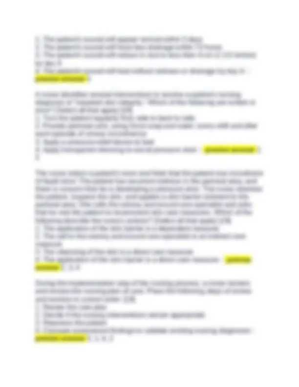 NURSING FUNDAMENTALS EXAM 1 PRACTICE TEST WITH ANSWERS ALL CORRECT 2024 ...