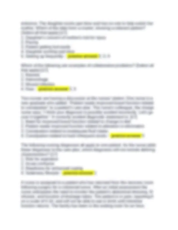 NURSING FUNDAMENTALS EXAM 1 PRACTICE TEST WITH ANSWERS ALL CORRECT 2024 ...