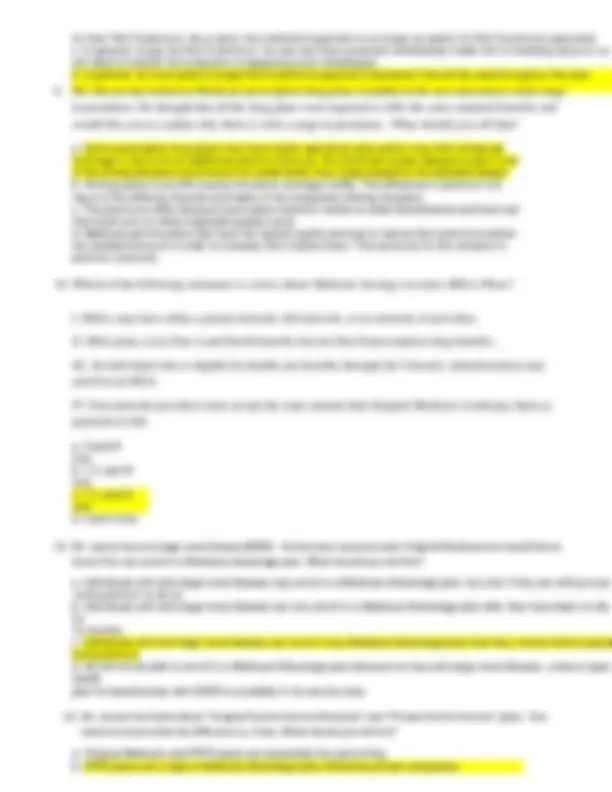 AHIP FINAL EXAM TEST Questions and Answers Latest Updates 2024 GRADED ...