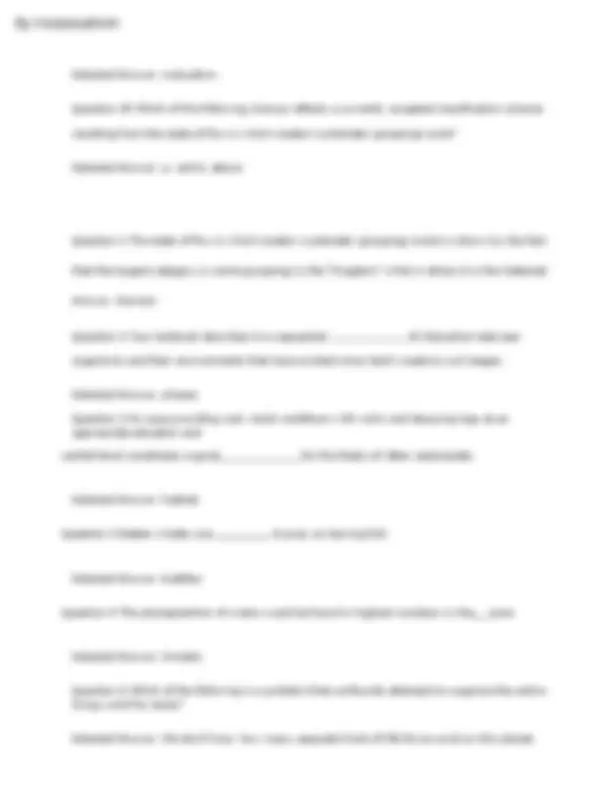 BIOLOGY 101 QUESTIONS WITH CORRECT ANSWERS 2024 | Exams Biology | Docsity