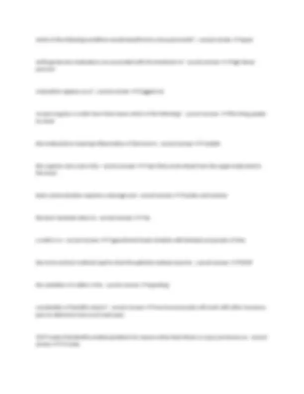 AMT Practice Test with 100% Correct Answers | Exams Nursing | Docsity