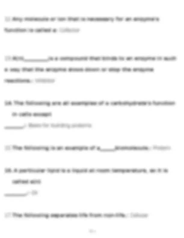 CHEM 210 Final Exam Questions and Answers | Exams Chemistry | Docsity