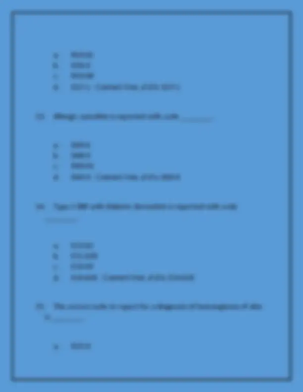 ICD 10 CHAPTERS 6-9 STUDY SET MAIN EXAM WITH 100% CORRECT ANSWERS ...