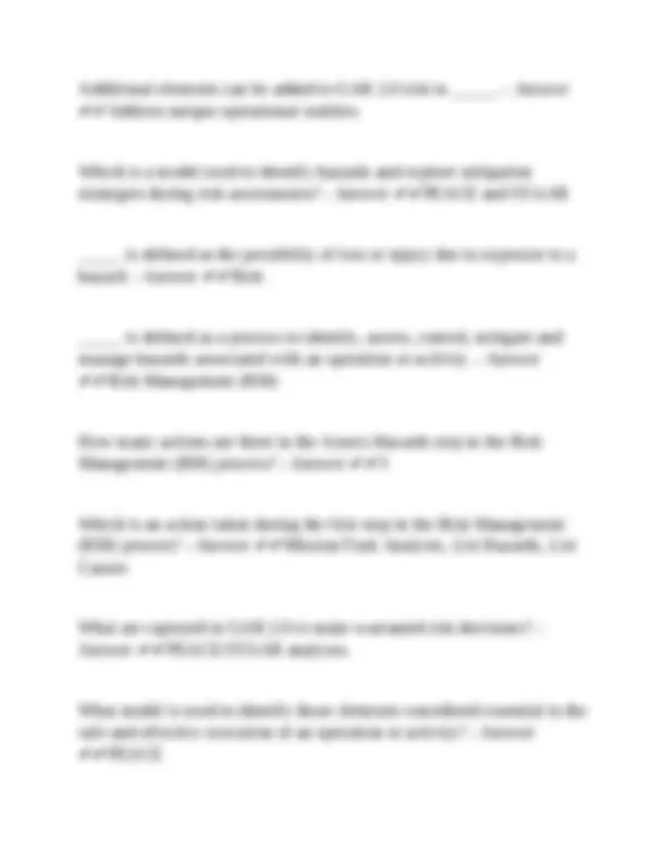Cast Guard Study Guide Coast Guard Policies and Procedures | Exams Nursing | Docsity