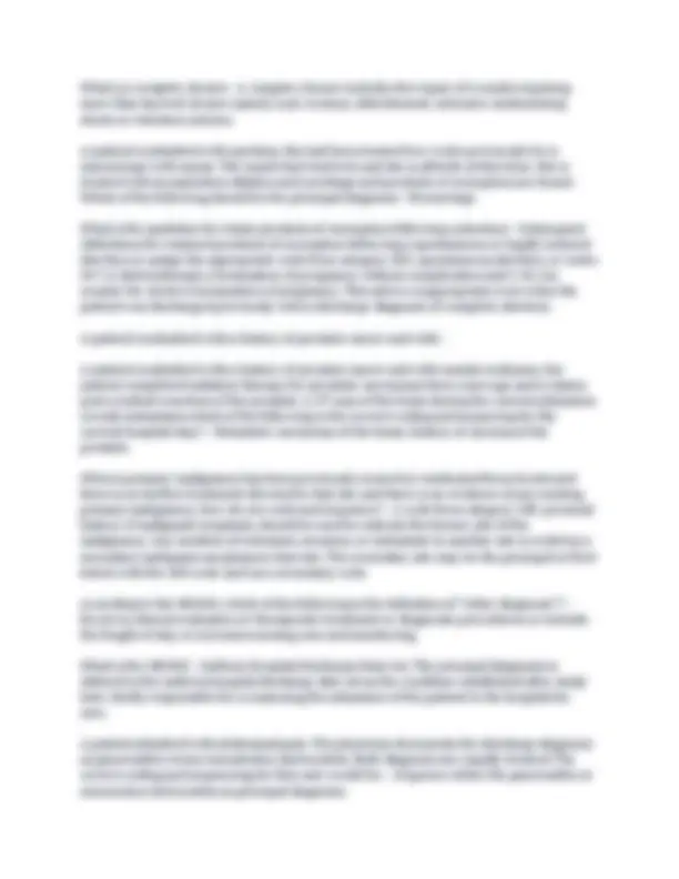 CCA Exam Prep Domain, Clinical Classification System | Exams Advanced ...