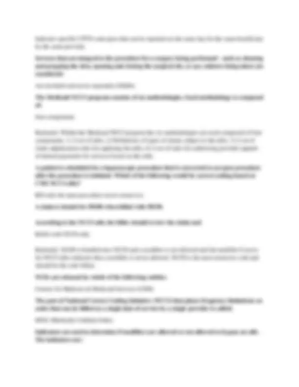 Medical Billing Chapter 7 Study Notes and Questions with Rationales ...