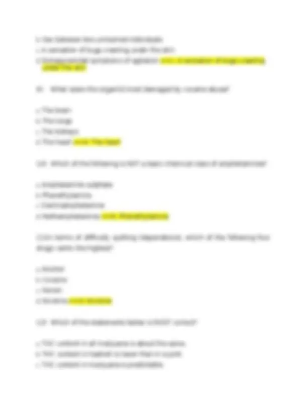 CADC Practice Exam Questions (Test 1) with Complete and Verified ...