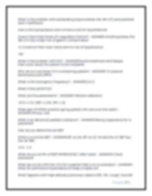 BCEN CFRN Final Actual Exam Questions and Answers 2025 | Exams Nursing ...