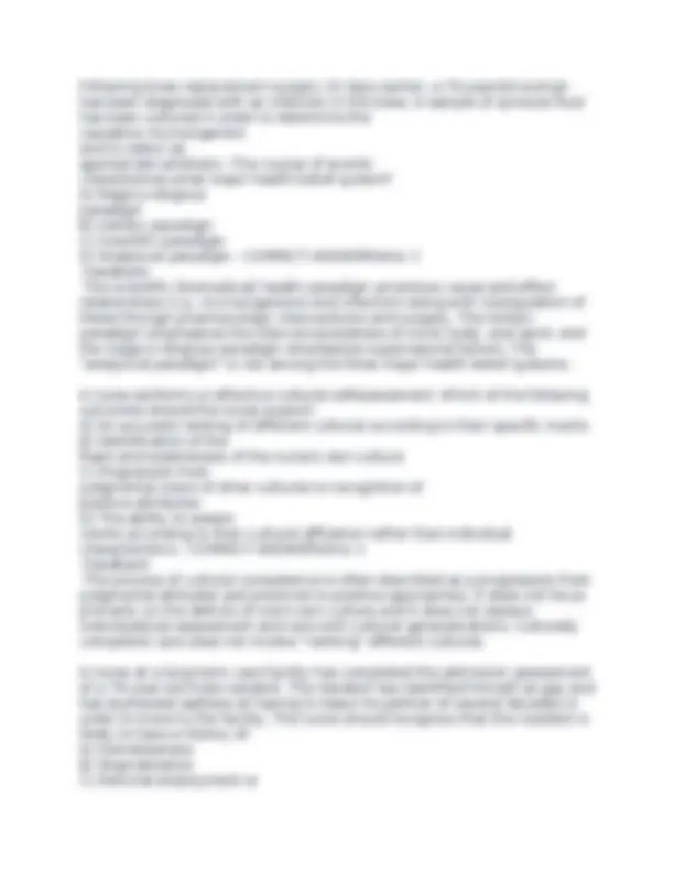 Geriatric Nursing Exam 1: Multiple Choice Questions and Answers | Exams ...