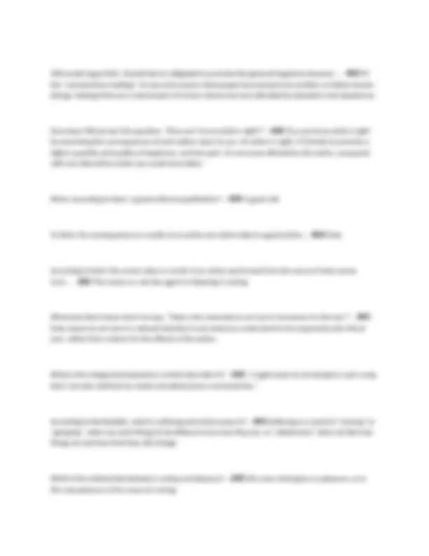 Philosophy Final Exam Practice Questions And Answers | Exams Philosophy ...