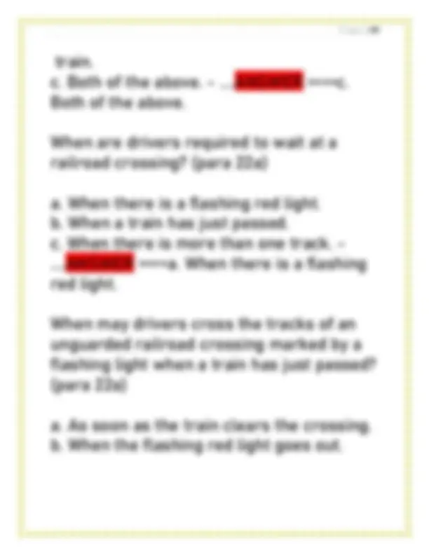 U.S. Forces Drivers Training Program for Europe Final Exam | Exams ...