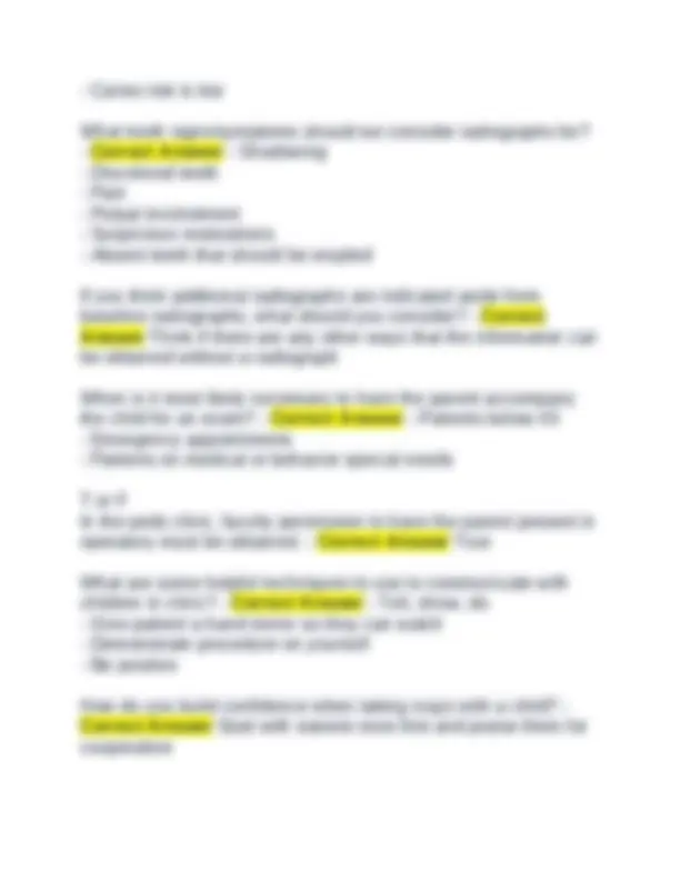 Radiology Bontrager Chapter 1 Self Test Questions and Answers. | Exams ...