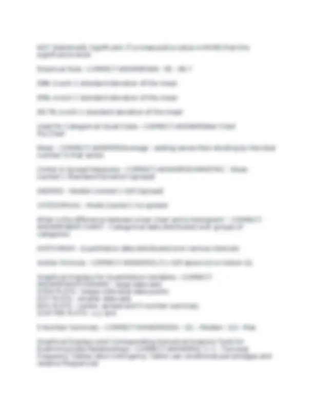 Valid Answer Statistics Course Review Exam with Valid Answers | Exams Advanced ...