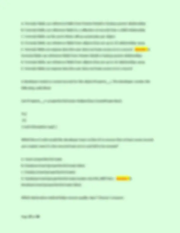 Salesforce Platform Developer 1 Exam Questions and Answers | Exams ...