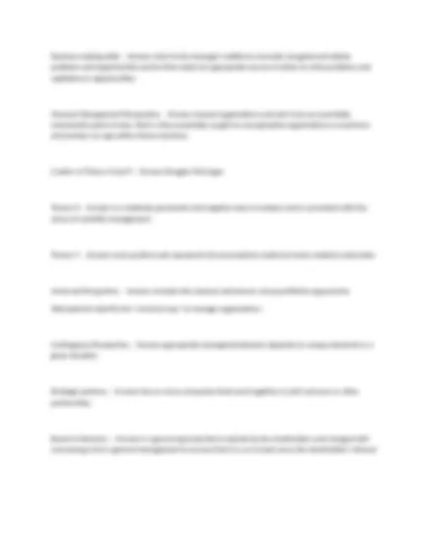 MAN 3025 Exam 1 Questions with Complete and Correct Answers | Exams ...