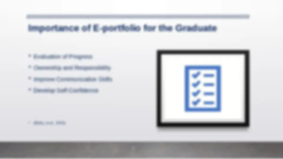 E-Portfolio for Graduate and Advanced Practice Nurses: A Comprehensive ...