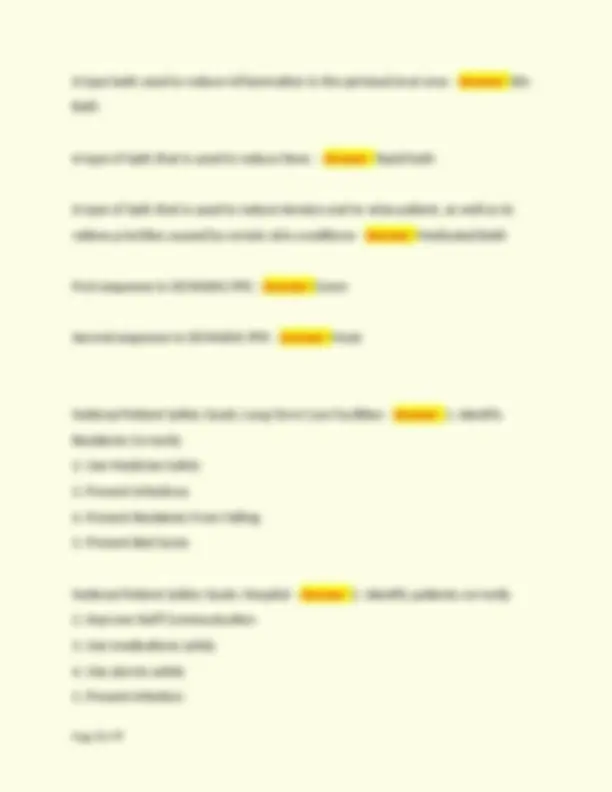 HONDROS NUR 150 - EXAM 1 & 2: Questions and Answers | Exams Nursing ...