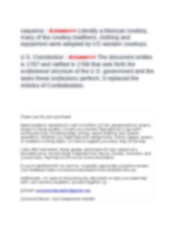 AP US History Period 3 (1754-1800) Exam Review: Events, People, and ...