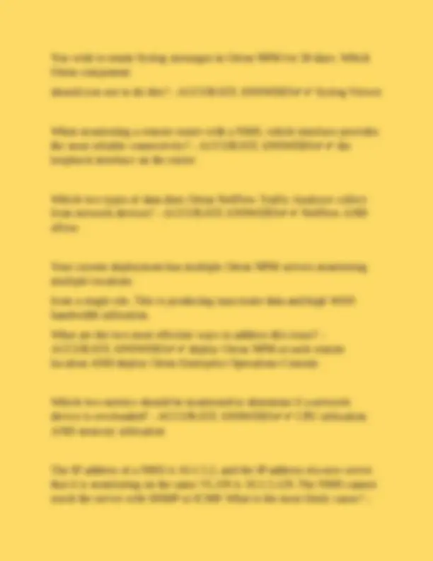 Scp Questions Sample SCP-500 EXAM STUDY QUESTIONS 2024\2025 |GUARANTEED PASS | Exams Nursing ...