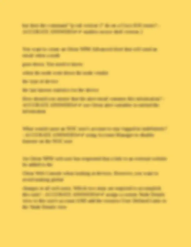 Scp Questions Sample SCP-500 EXAM STUDY QUESTIONS 2024\2025 |GUARANTEED PASS | Exams Nursing ...